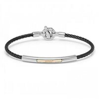 Bracciale Baraka Uomo in Acciaio Diamante 0.02 Ct BR312111ROAC190002 - BR312111ROAC190002